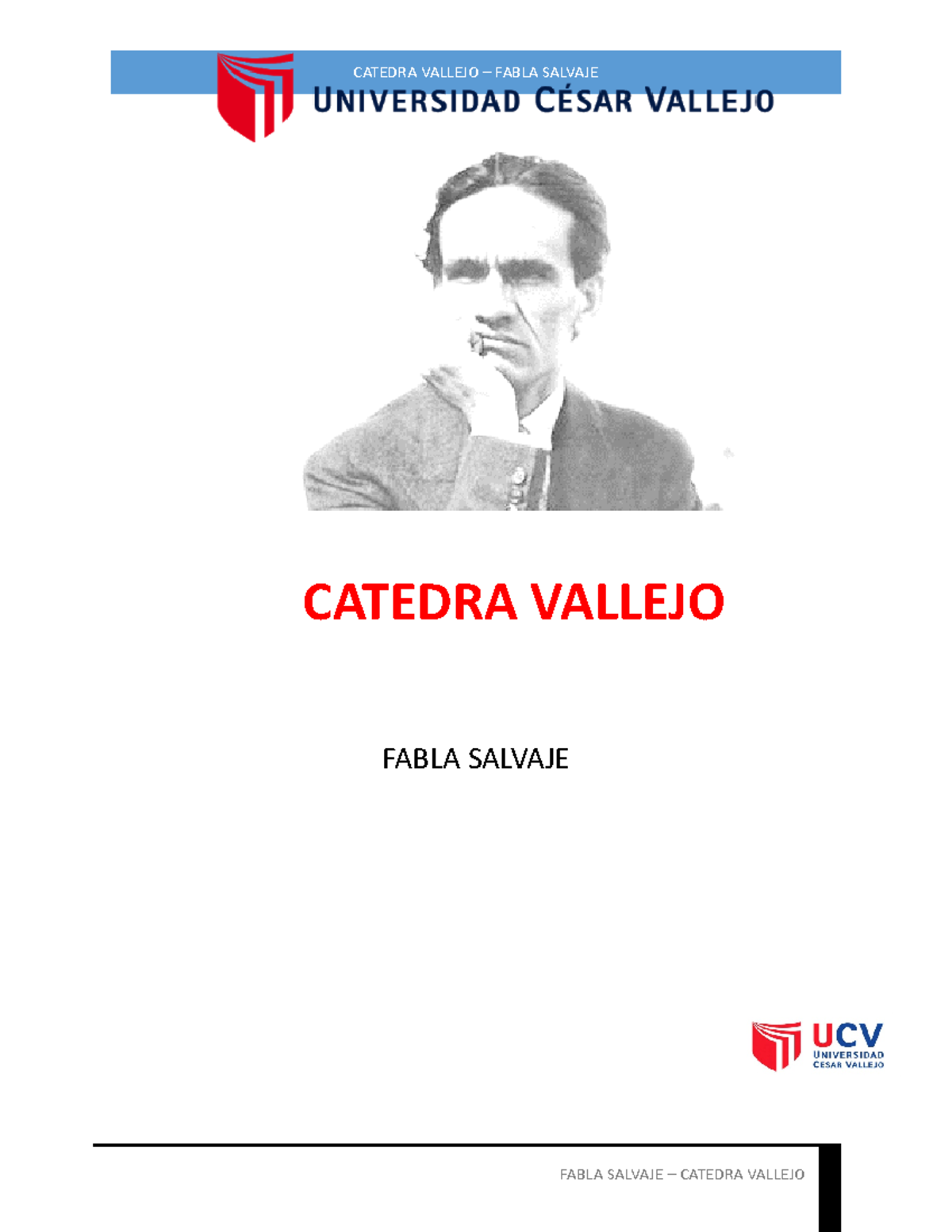 Fabla Salvaje- Catedra Vallejo - CATEDRA VALLEJO FABLA SALVAJE 1 I ...