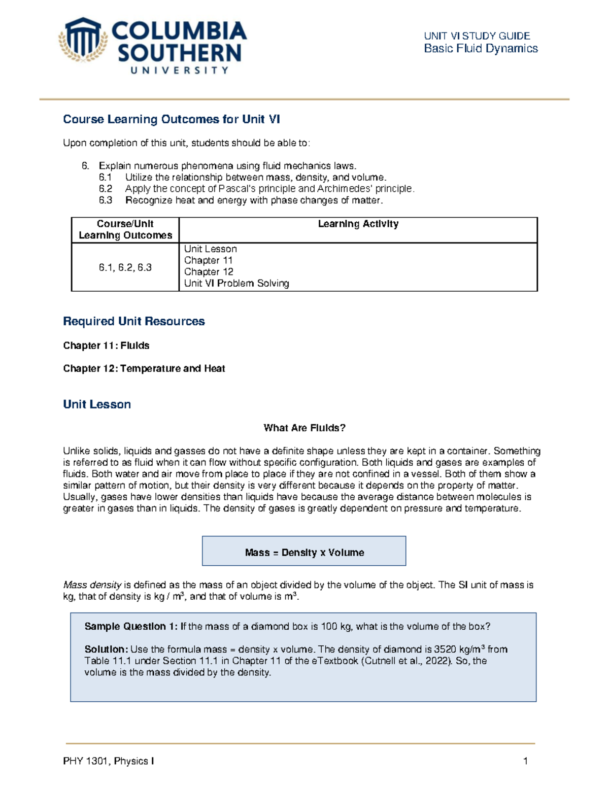 Unit VI - Study guide for Unit 6 - Course Learning Outcomes for Unit VI ...