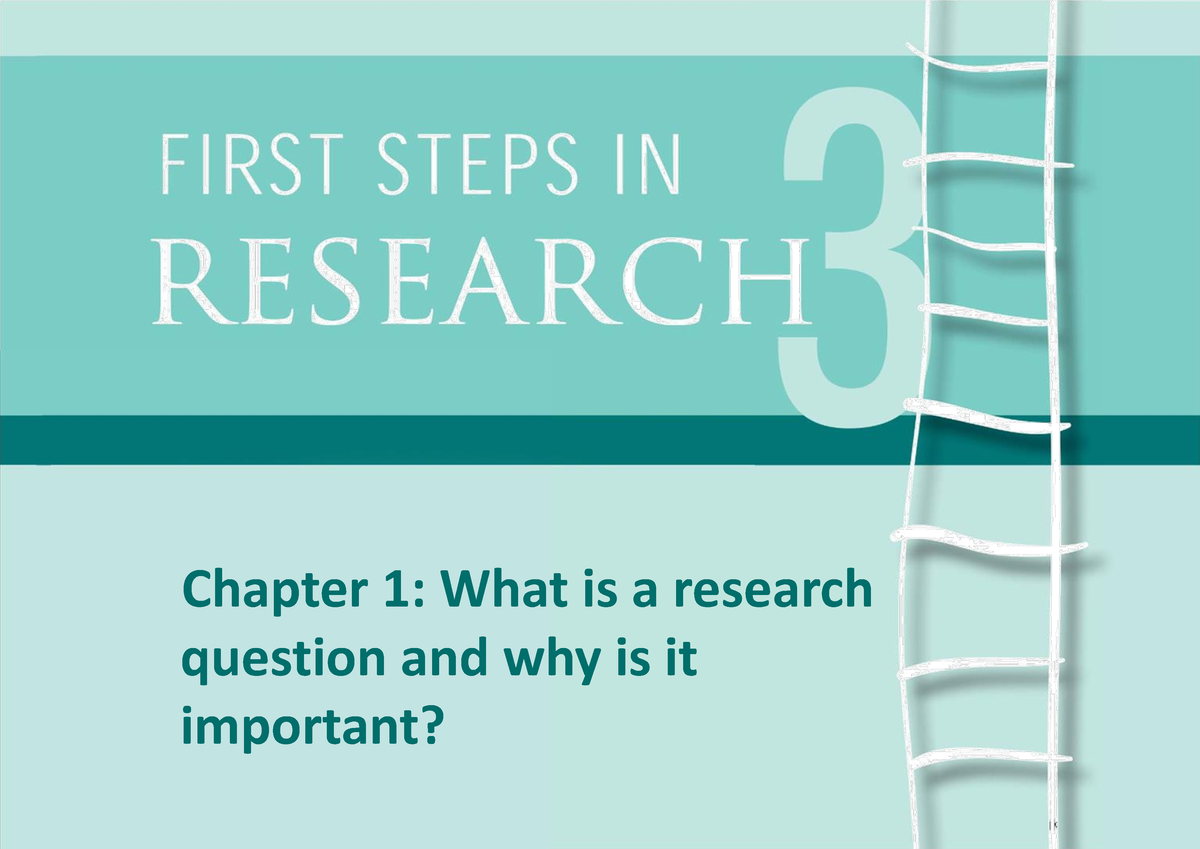 research question chapter 1