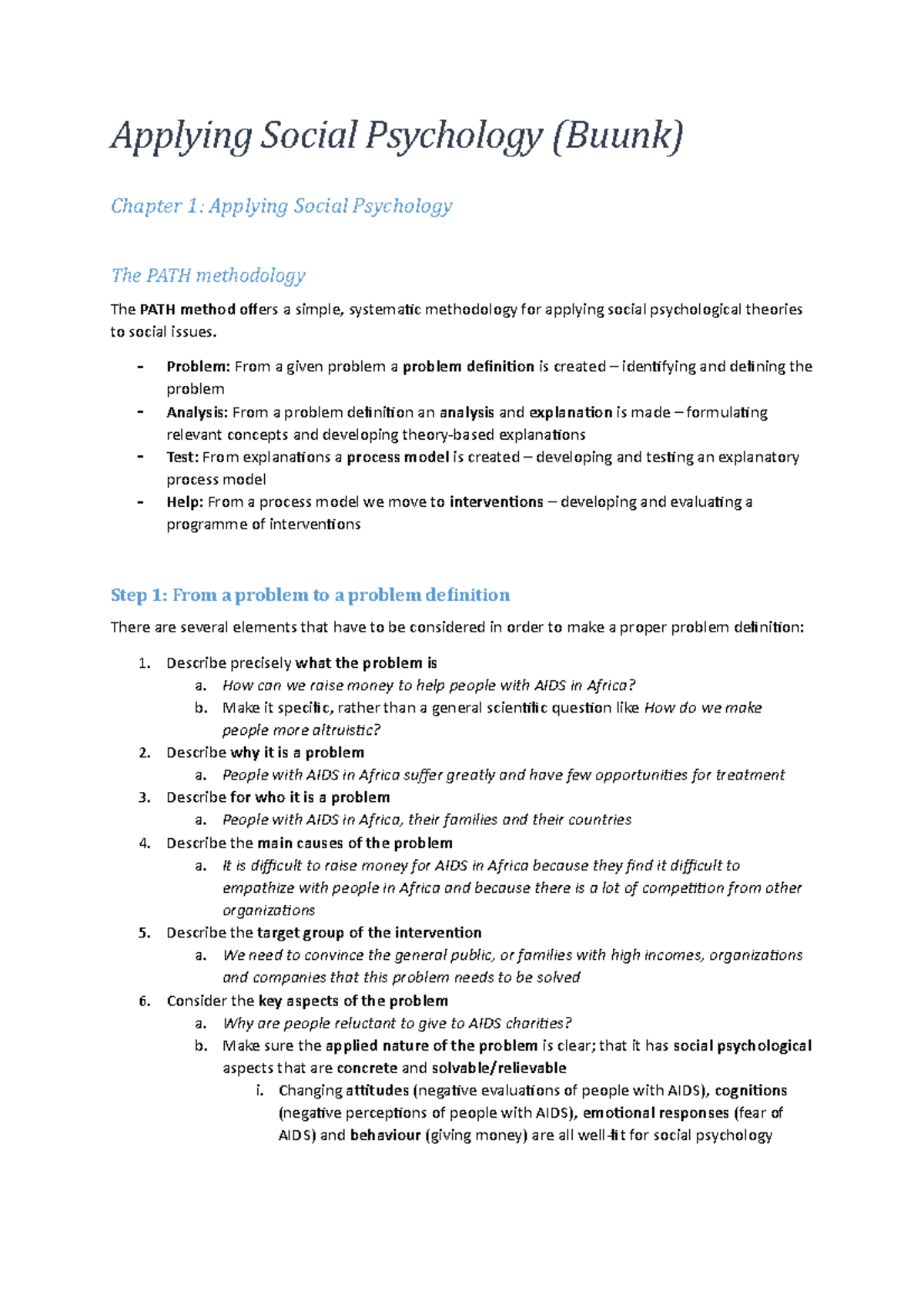 Applying Social Psychology Chapter 1 - Applying Social Psychology ...