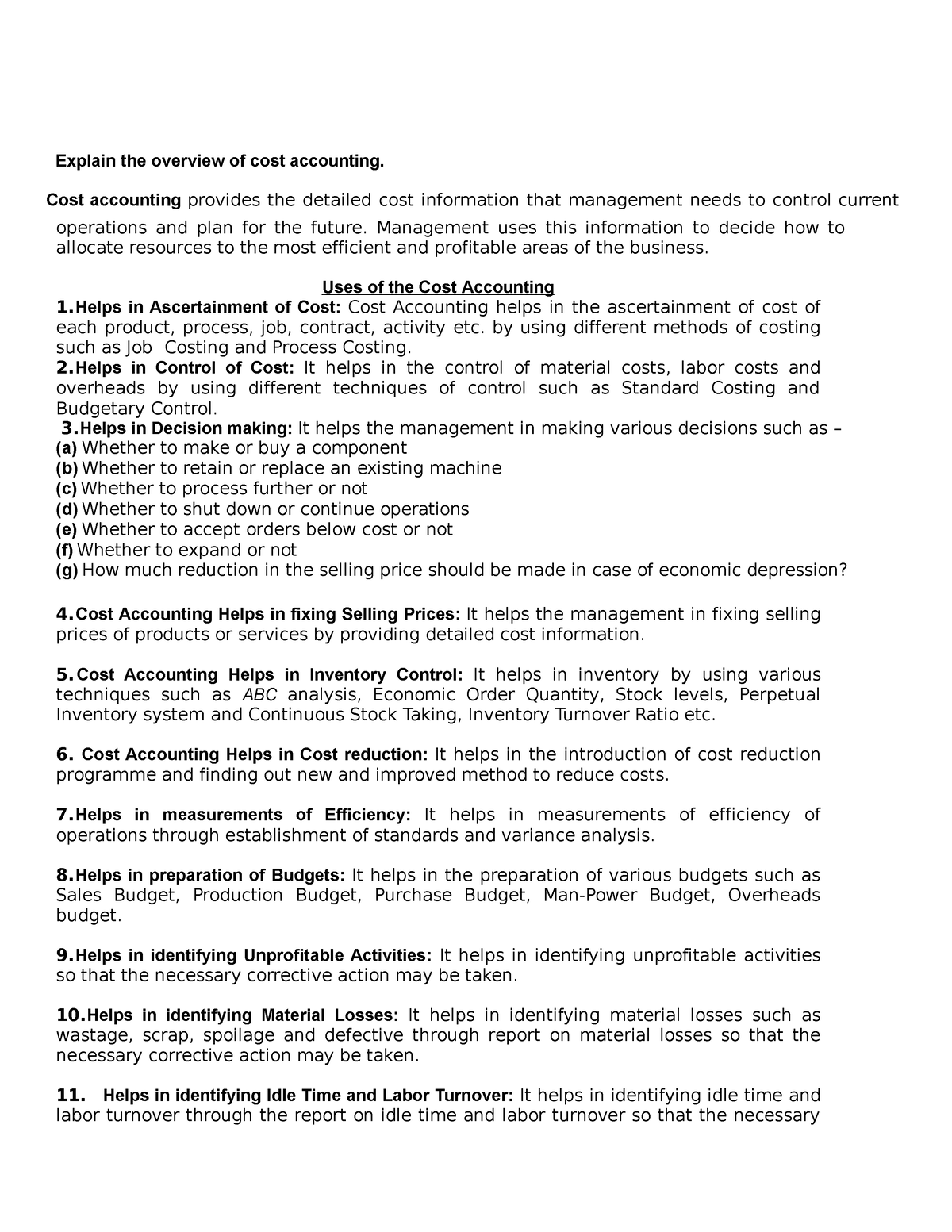 cost-accounting-good-sample-given-explain-the-overview-of-cost