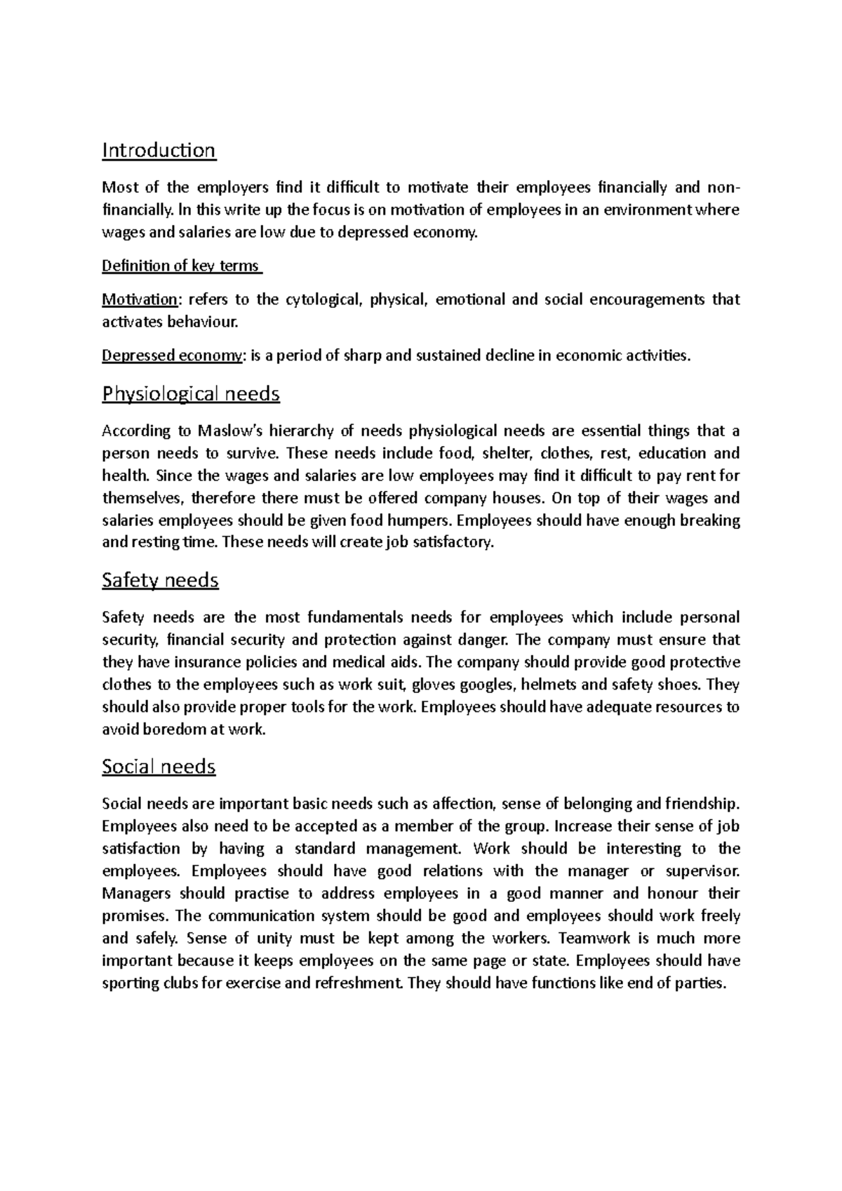 Esd Assignment Term 1 - Introduction Most Of The Employers Find It 