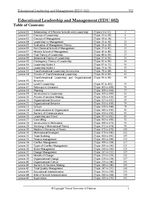 EDU 402 Handouts - - Studocu