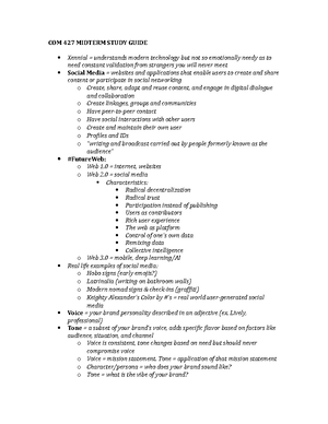 FIN 301 Final Exam Notes - FIN 301 Final Exam Notes Chapter 3 Use FV ...