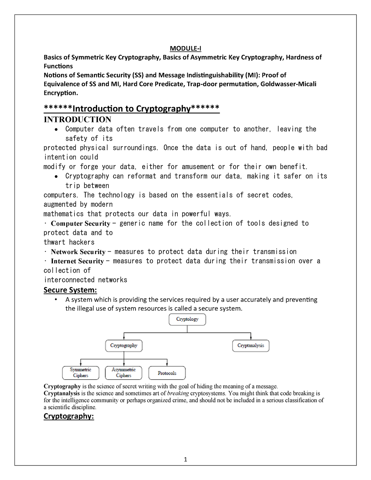 cryptography thesis mtech