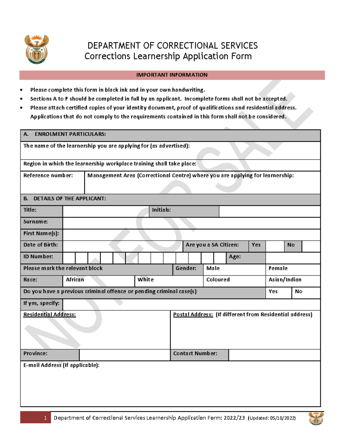 Learnership application forms 20222023 230113 112851 1 Department of