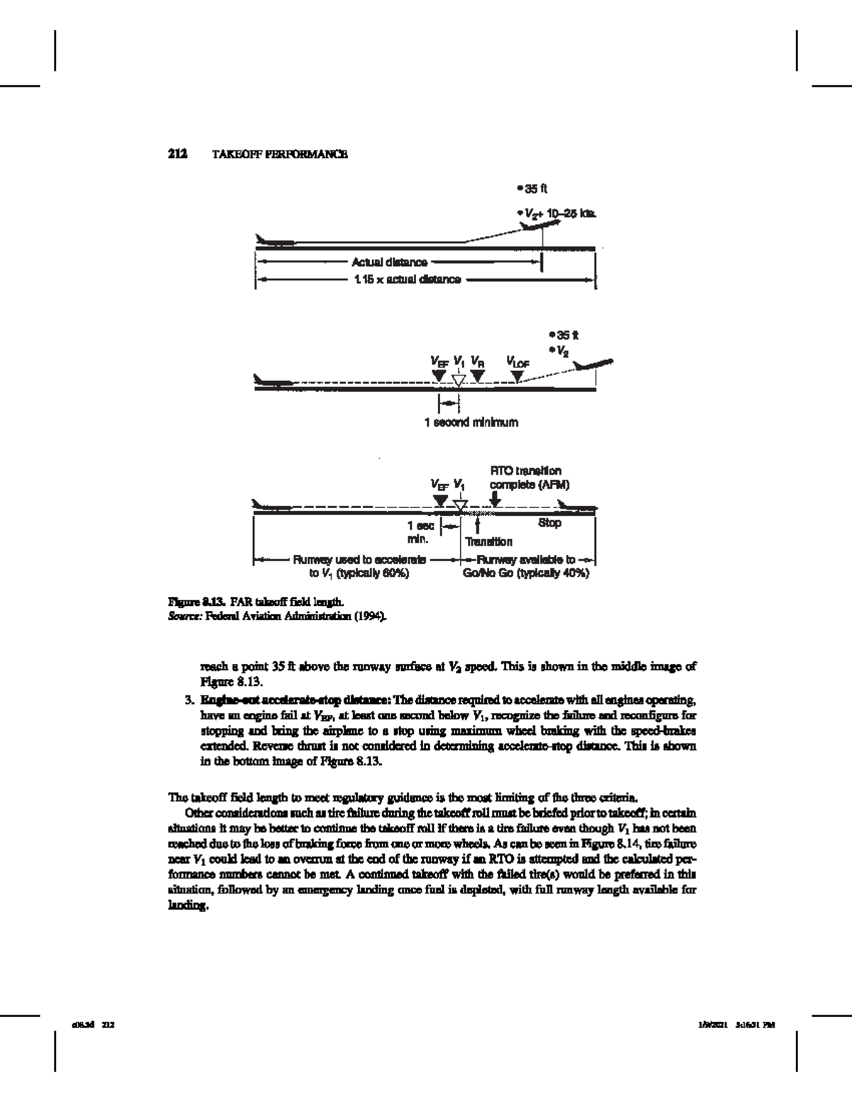 20 - aeronotics - 212 TAKEOFF PERFORMANCE 35 ft kts. Actual distance 1 ...