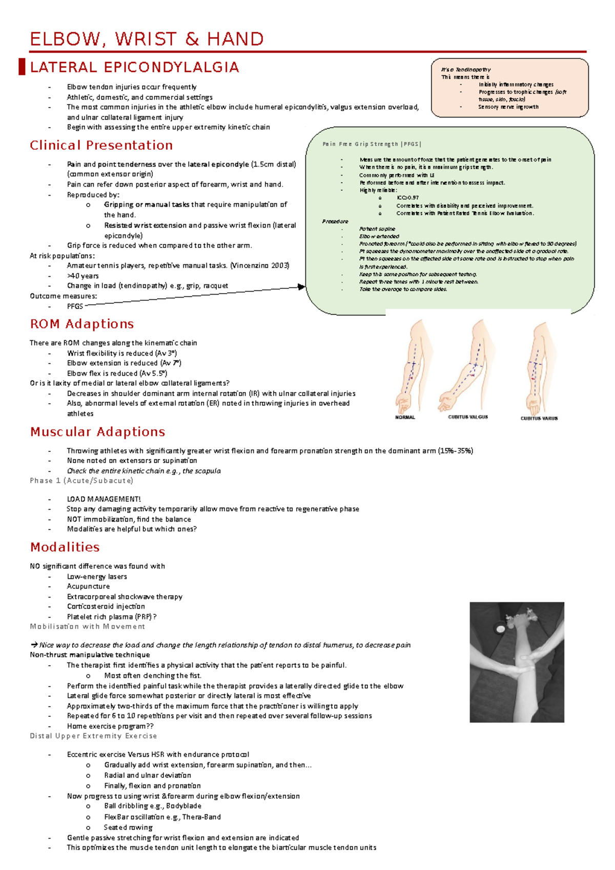 7 - Elbow, Wrist & Hand - Extremity Labs - ELBOW, WRIST & HAND LATERAL ...