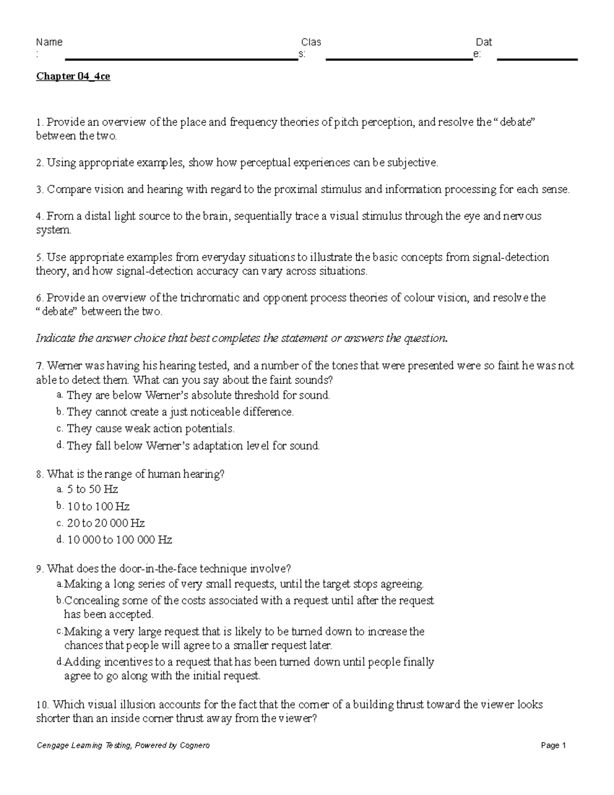 Parcial 04 August 2019, questions and answers - : s: e: Chapter 04_4ce ...