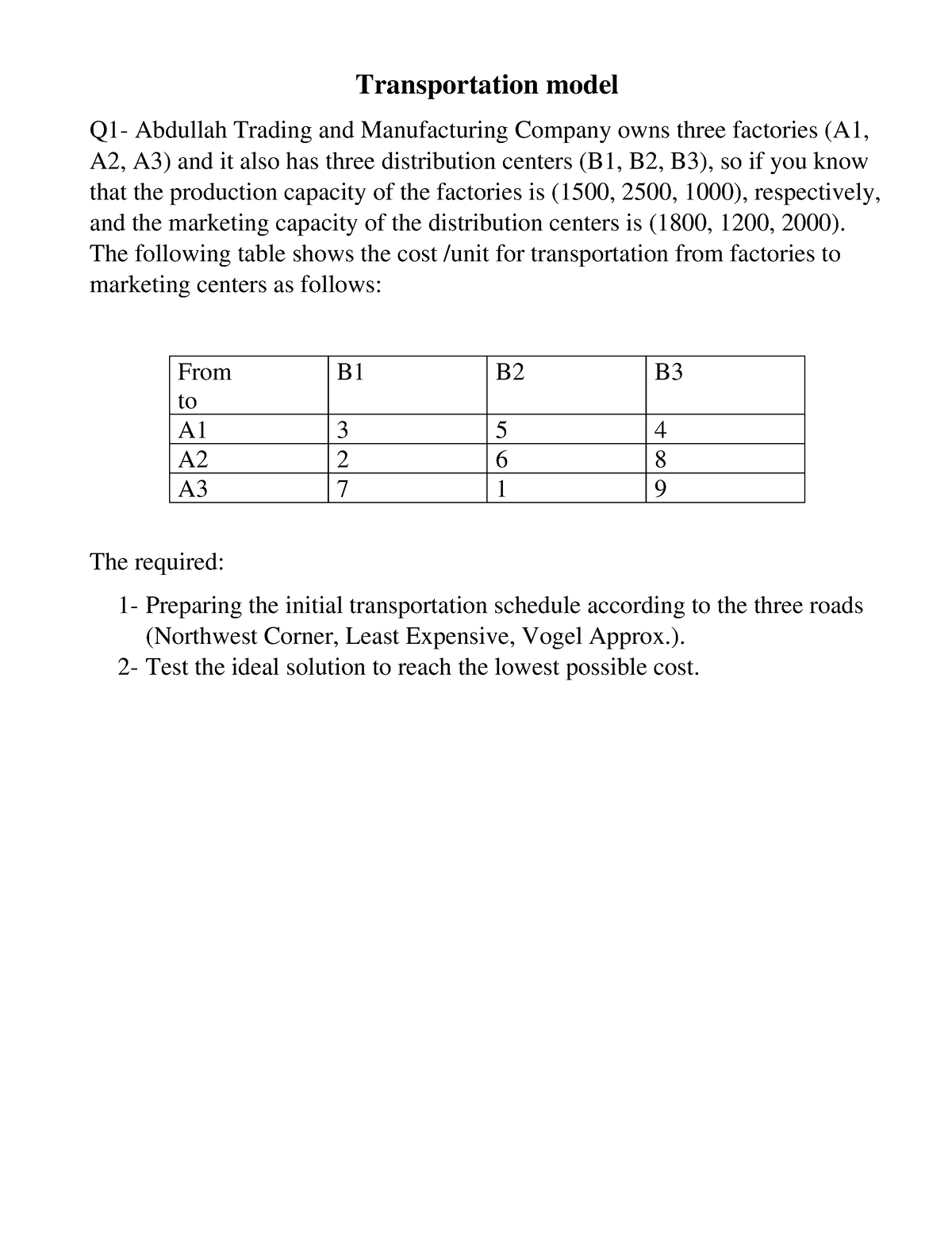 transportation-model-lecture-notes-transportation-model-q1