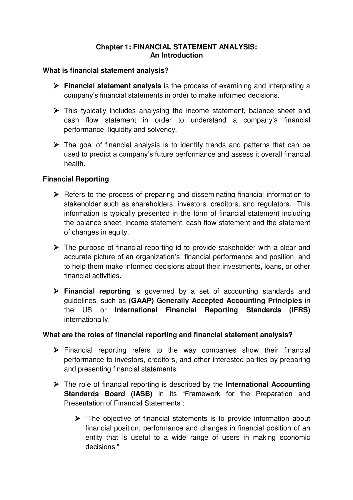 Chapter-1-Financial-Statement-Analysis - Chapter 1: FINANCIAL STATEMENT ...