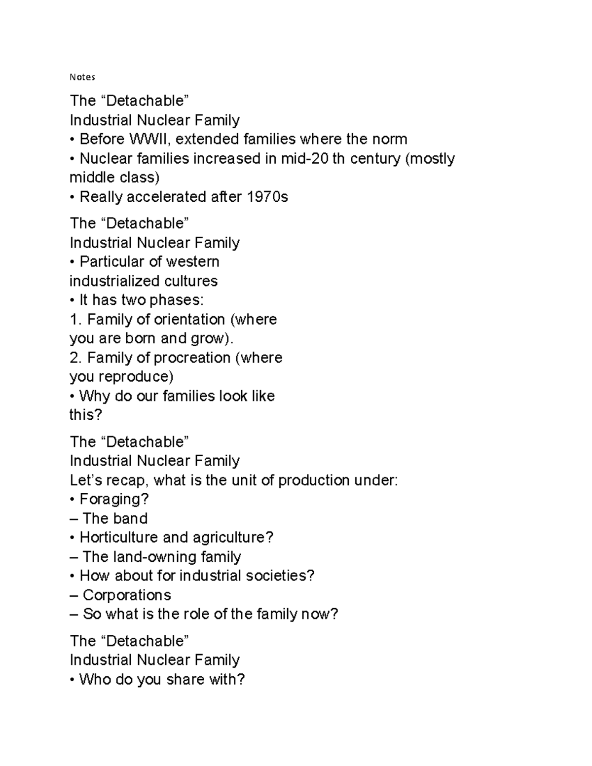 Document 179 detachable family Notes The “Detachable” Industrial