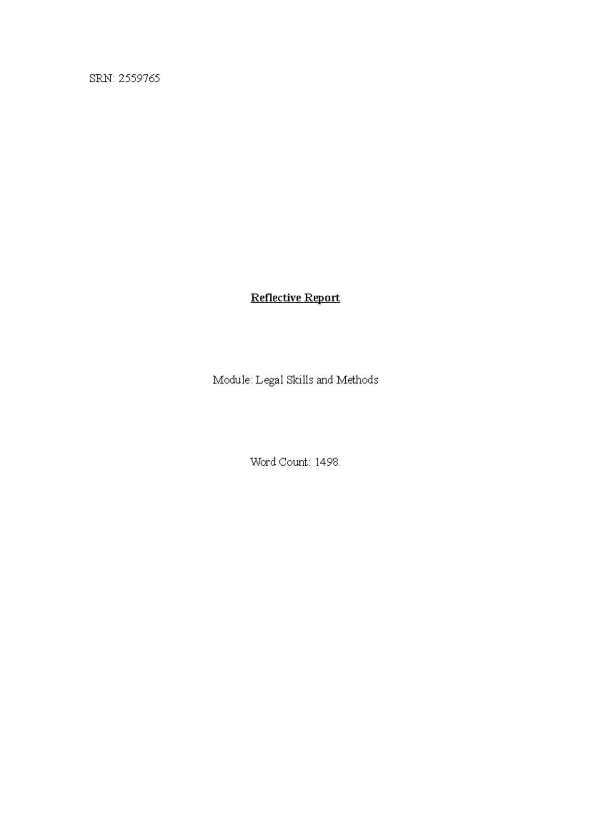 lsam-reflective-report-and-cv-srn-2559765-reflective-report-module