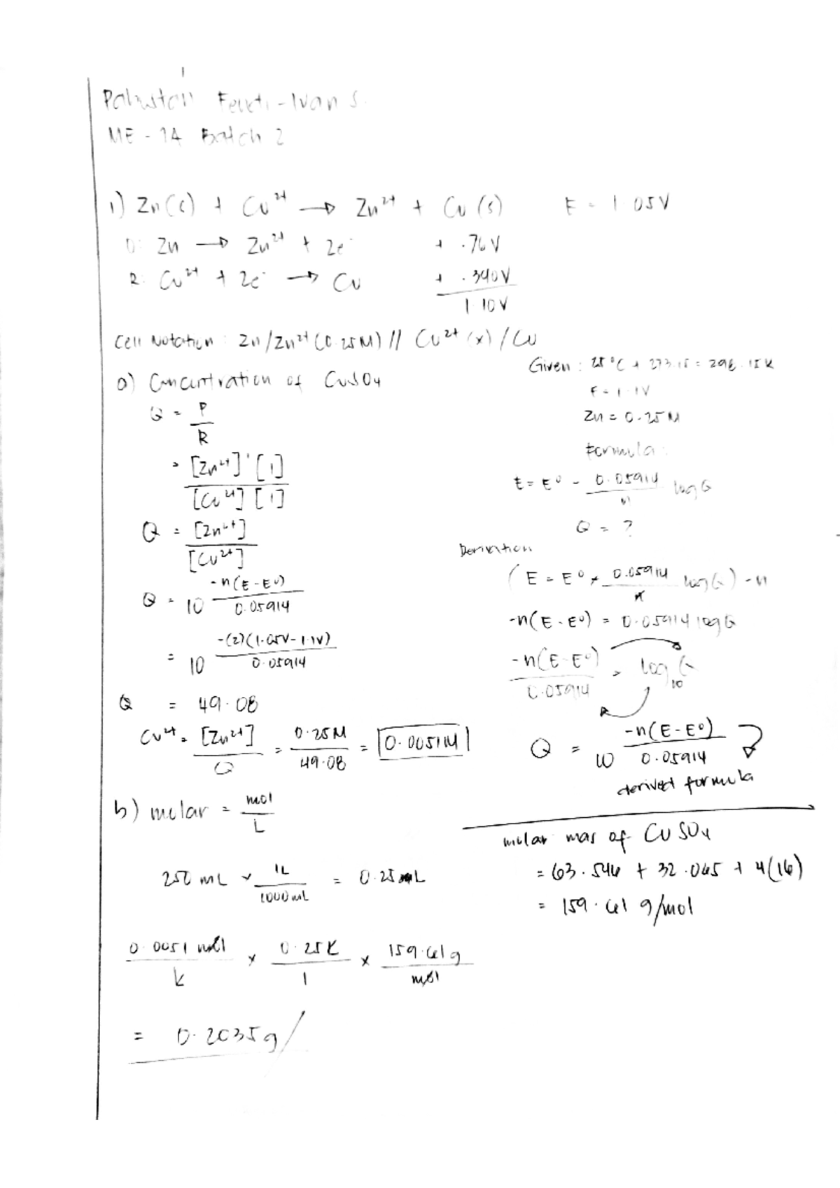 ME1A Pabustan - These are my files in chemistry, thank you. - Chemistry ...