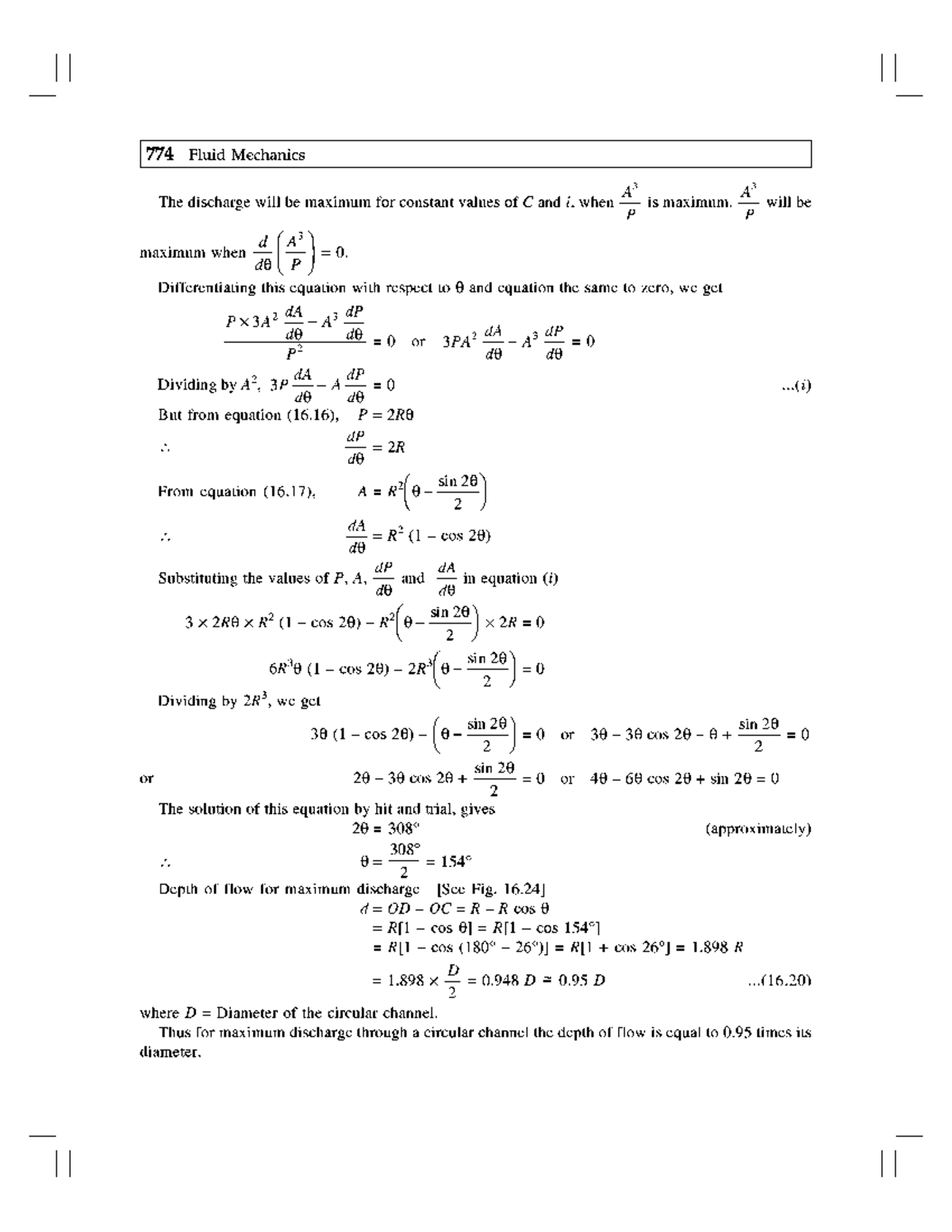 Fluid Mechanics and Hydraulic Machines47 (35) Fluid Mechanics And