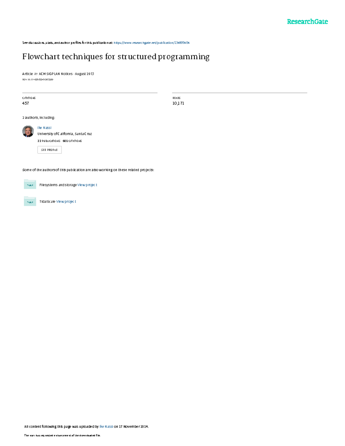 Nassi-shneidermandiagrams - See discussions, stats, and author profiles ...