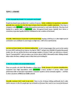 UNIT 10 - Preparation - Answer the questions - UNIT 10: ETHICS READING ...