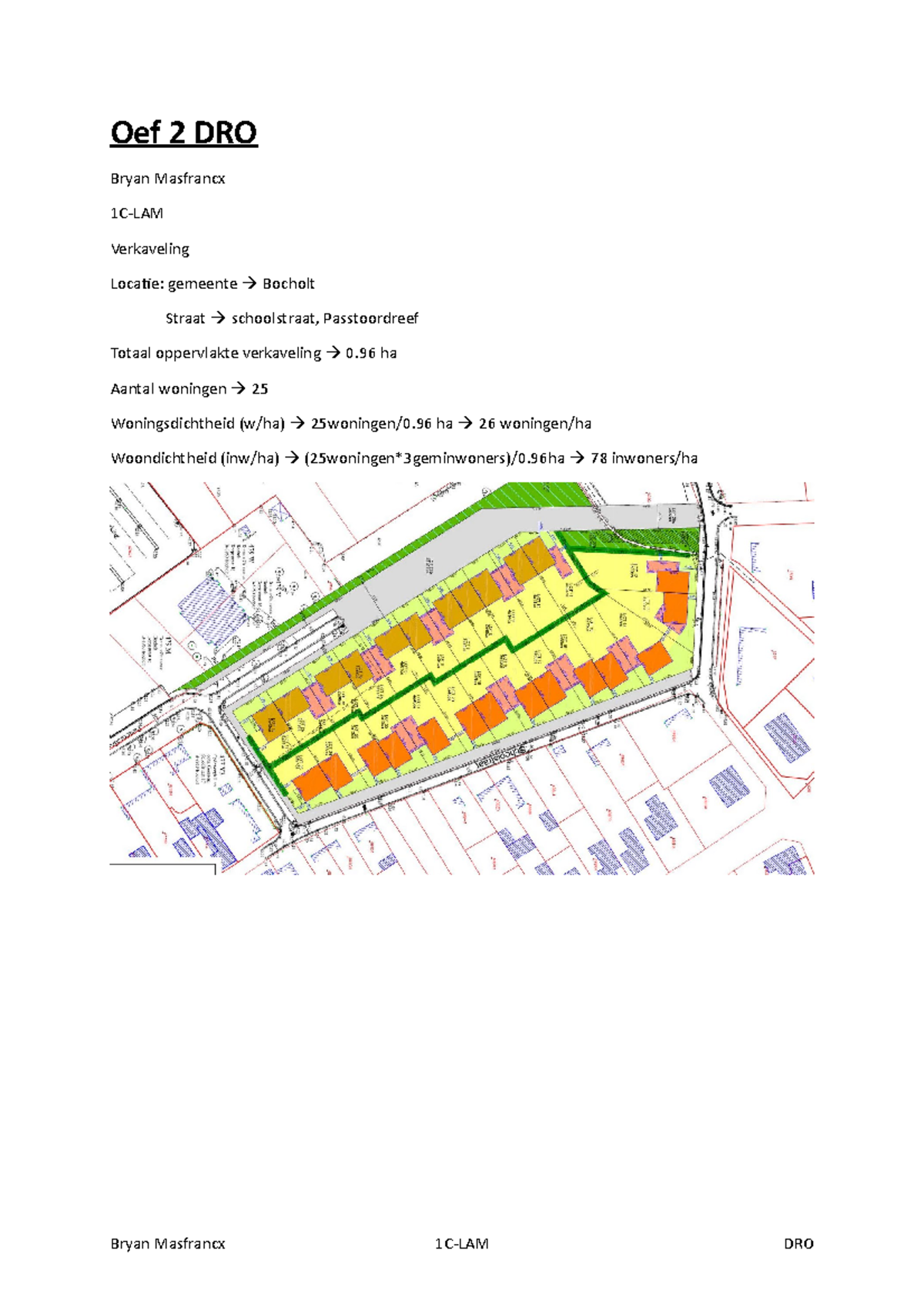 Oef 2 (3-5) DRO - Voorbeeld, Opdracht 2 (3-5) Voor Duurzame Ruimtelijke ...