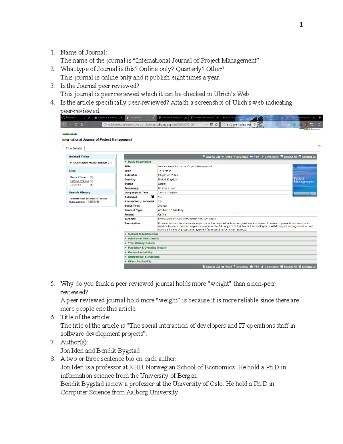 [ Engr 100W ] Library Assignment III - Name of Journal: The name of the ...