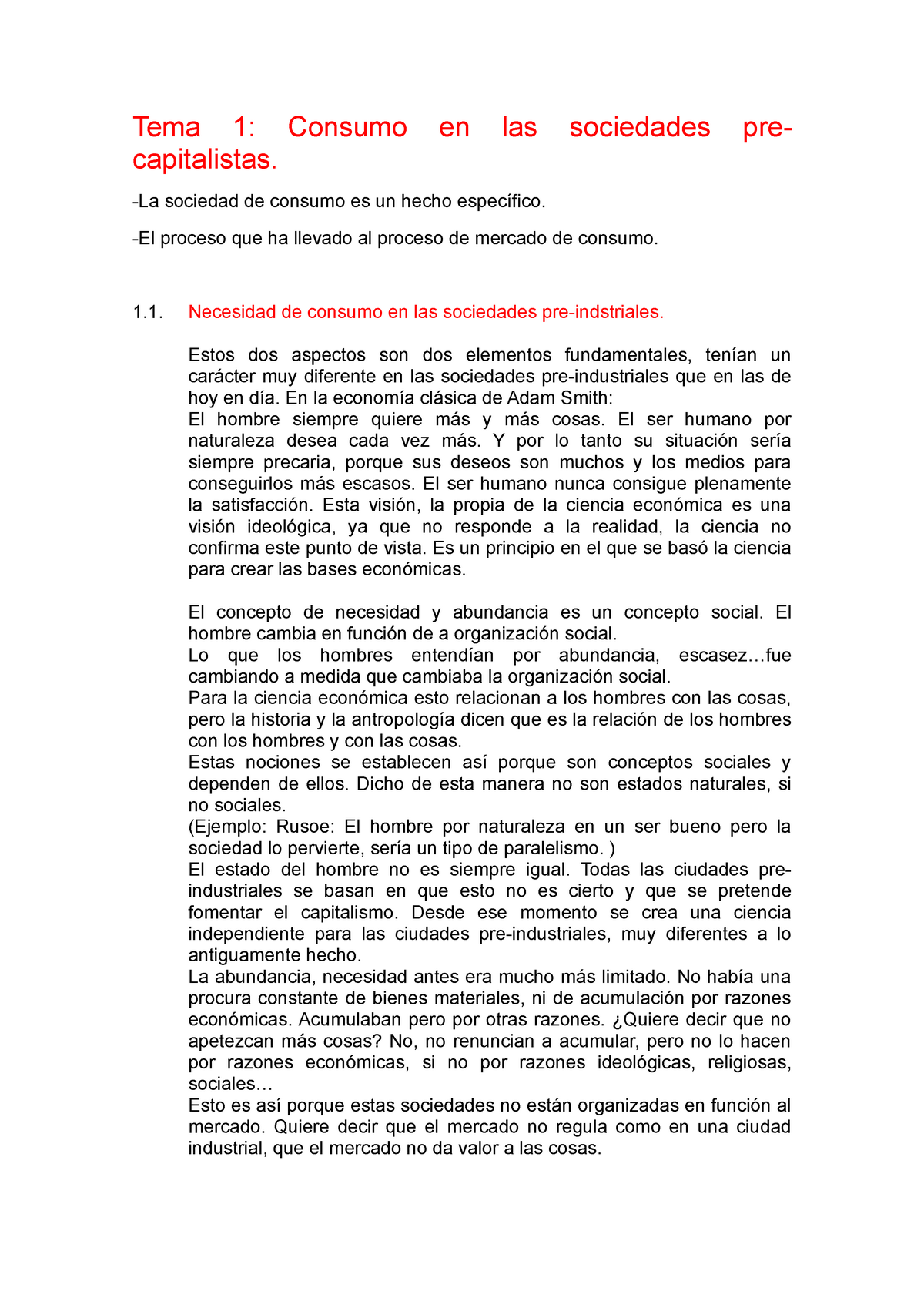 Apuntes Completos De Sociología Año 20122013 Tema 1 Consumo Capitalistas En Las 7714