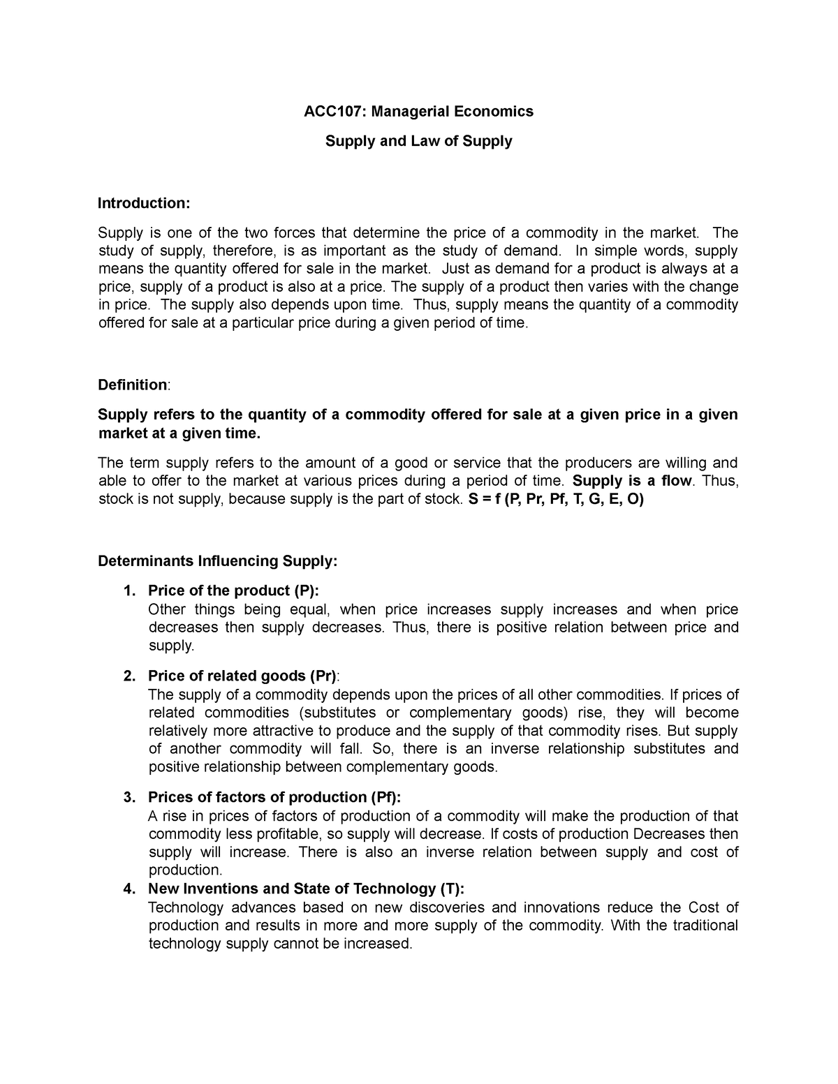 2-2-concepts-of-supply-acc107-managerial-economics-supply-and-law-of