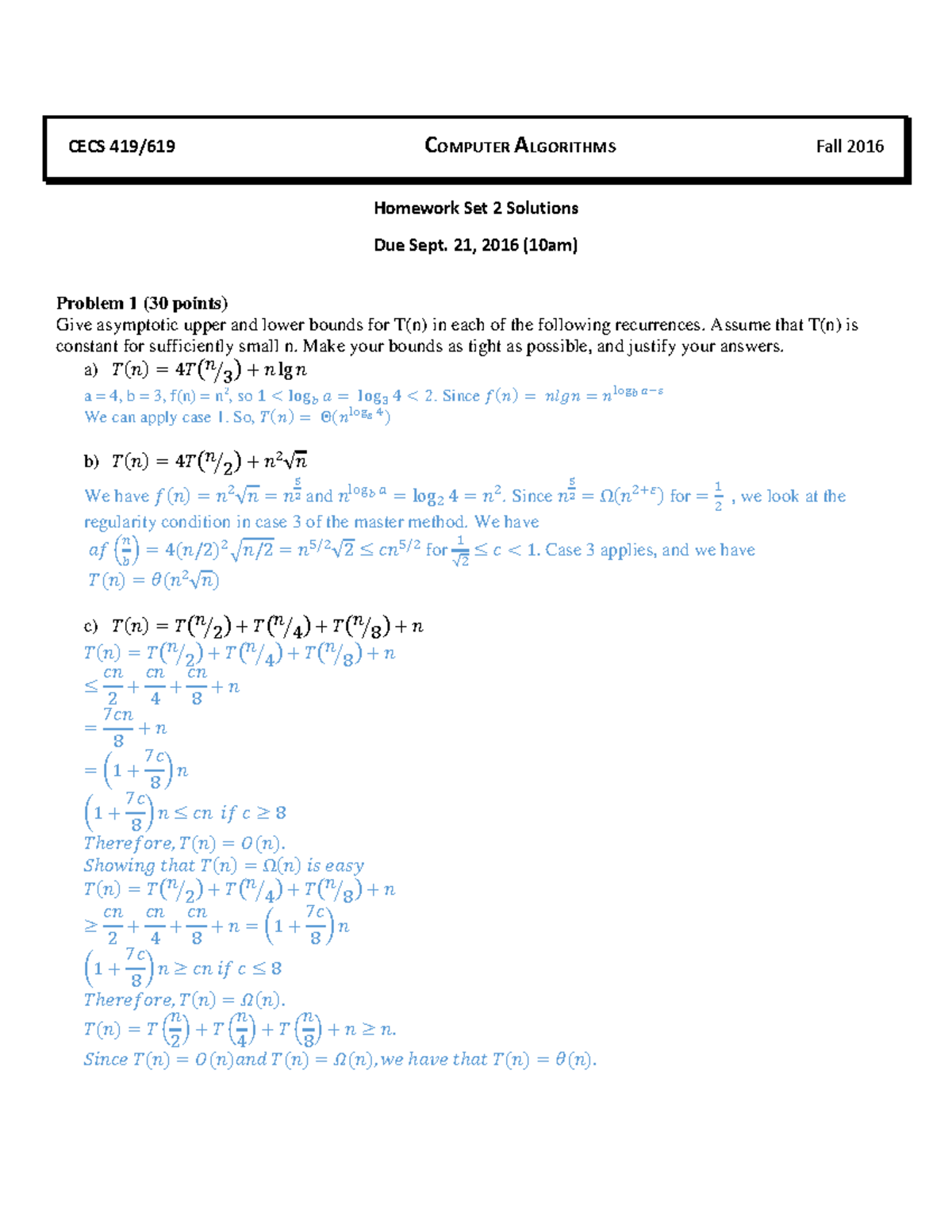 Uof L Hwk2 Solutions - A Course Assignment - CECS 419/619 COMPUTER ...