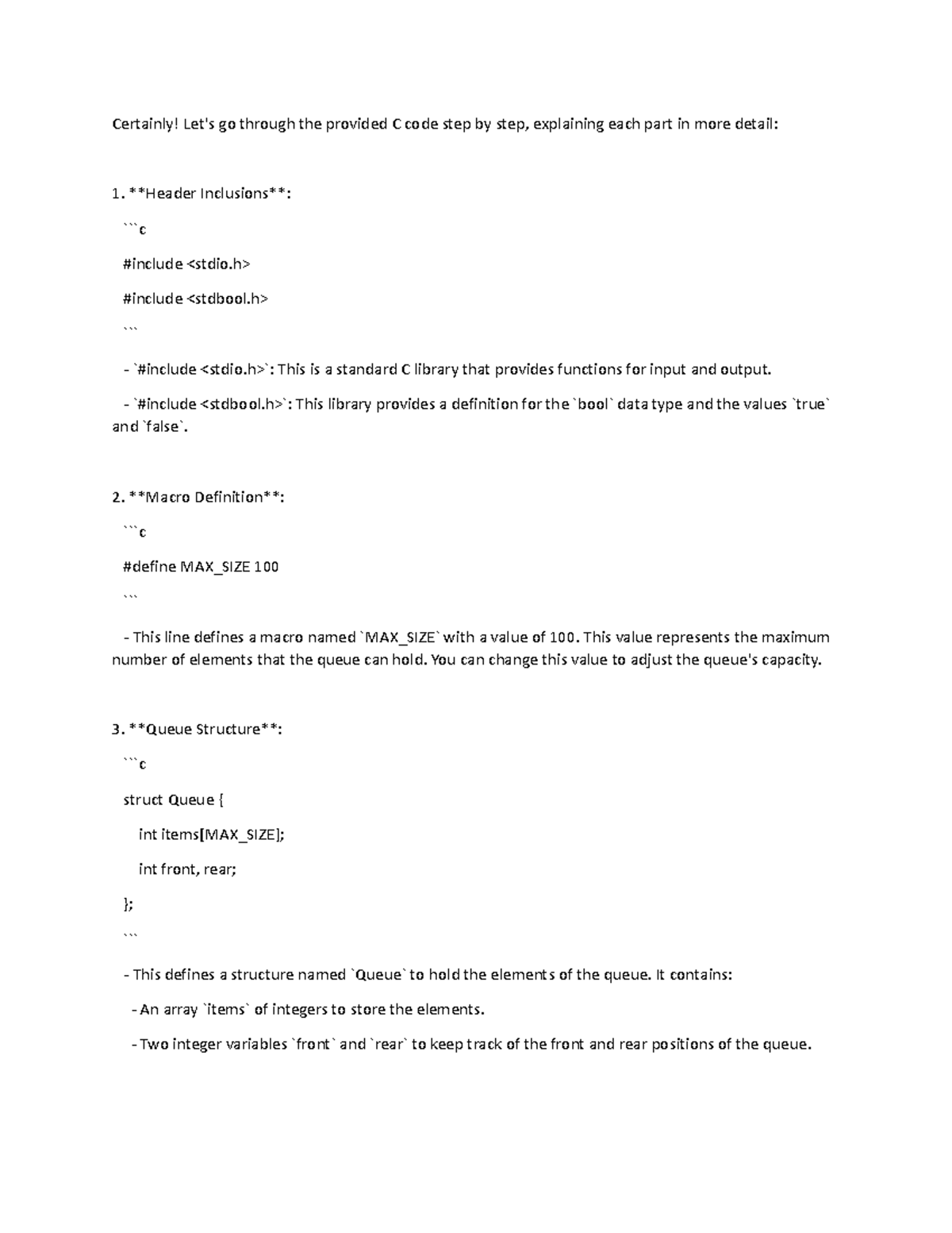DSA Assg3 Explanation 2 Certainly! Let's go through the provided C