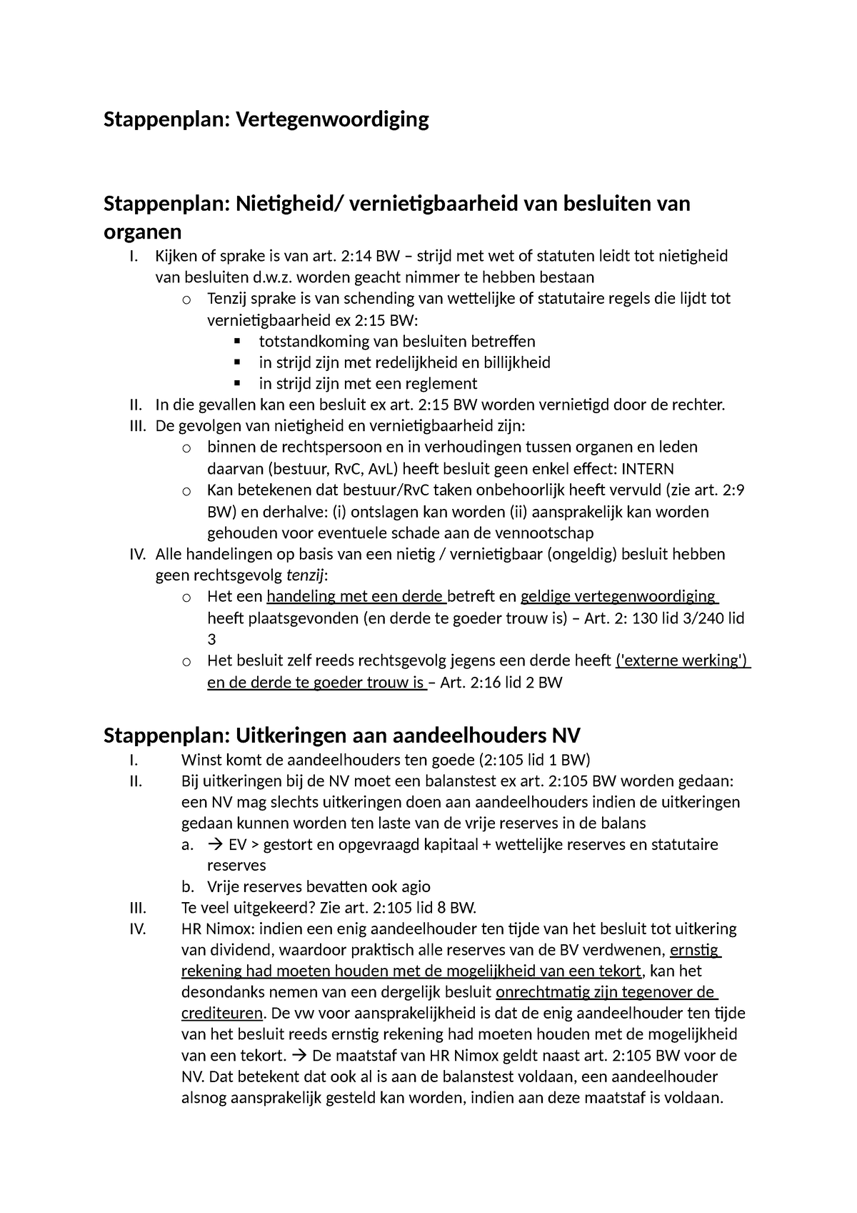 Stappenplan VPRP - Stappenplan: Vertegenwoordiging Stappenplan ...