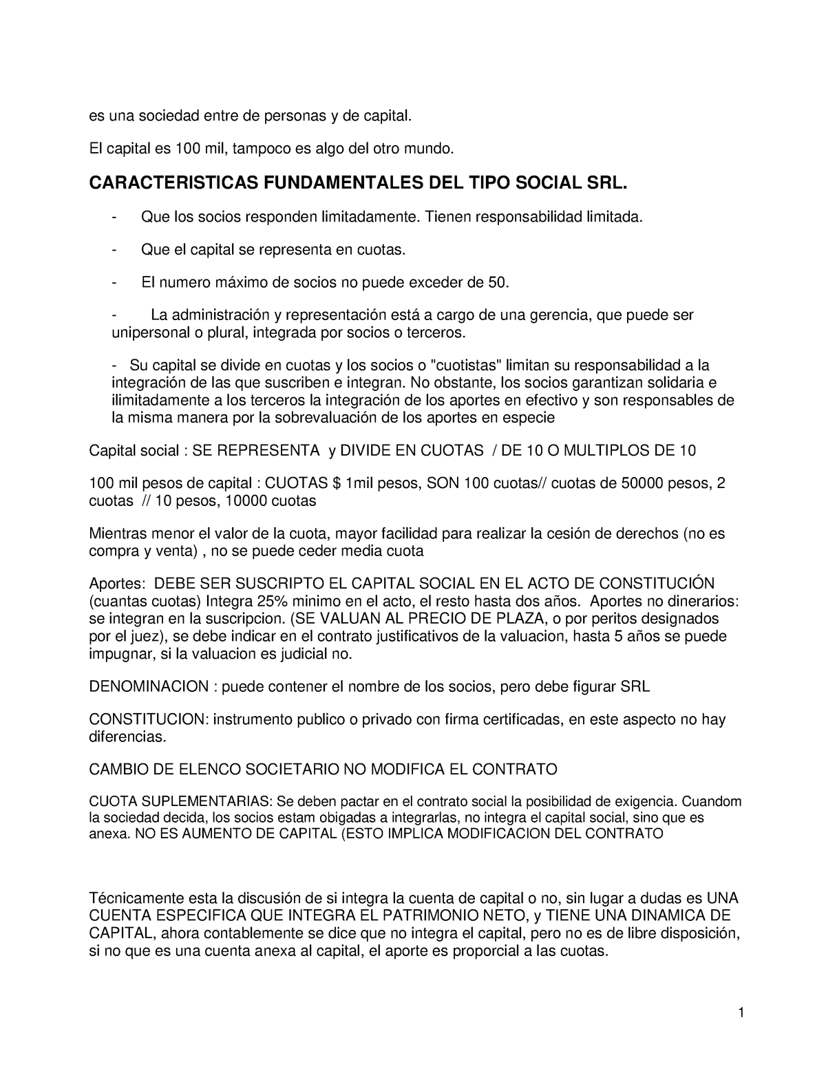Srl Sociedades De Responsabilidad Limitada En La Republica Argentina Es Una Sociedad Entre De 0622