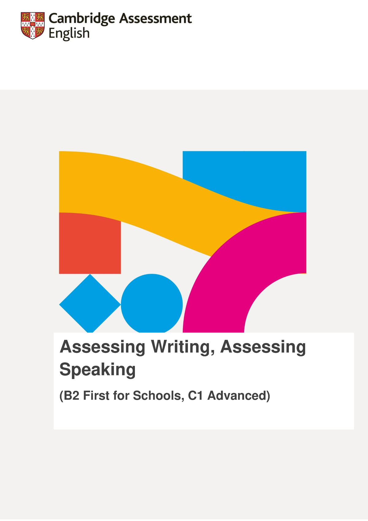 639995 Assessing Writing And Assessing Speaking Handouts - Assessing ...