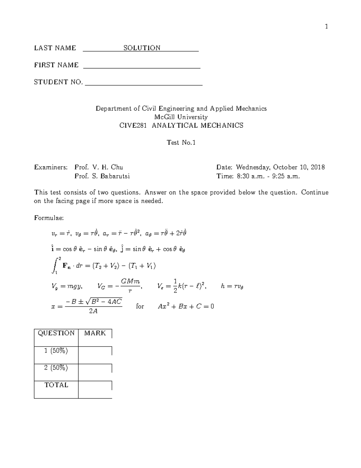 Analytical mechanics fowler homework ch 4 03 picture