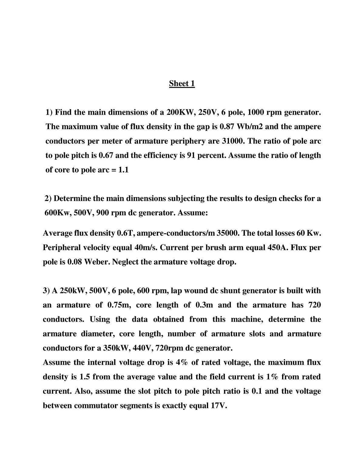 sheet-1-design-sheet-1-find-the-main-dimensions-of-a-200kw-250v-6