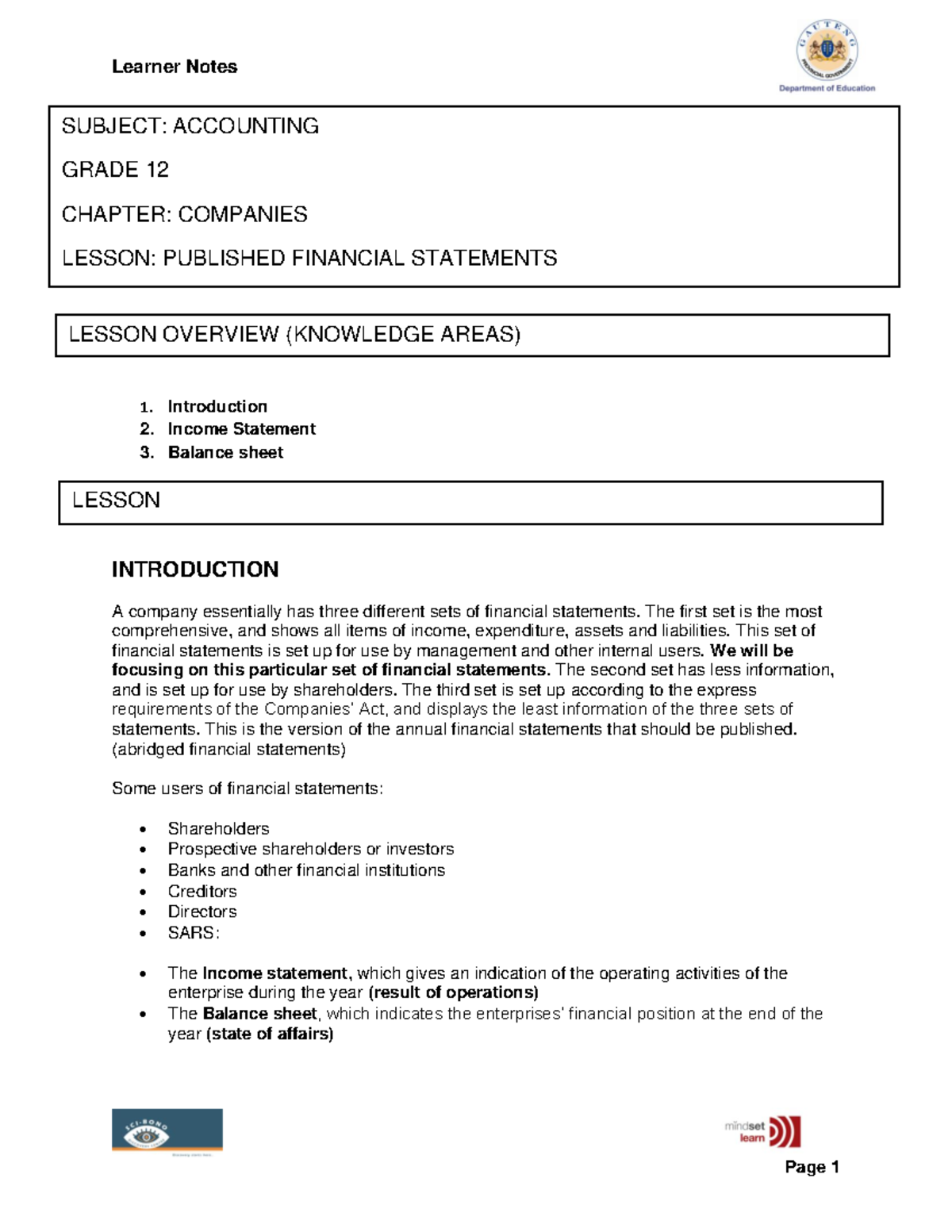 accounting-published-financial-statements-grade-12-introduction