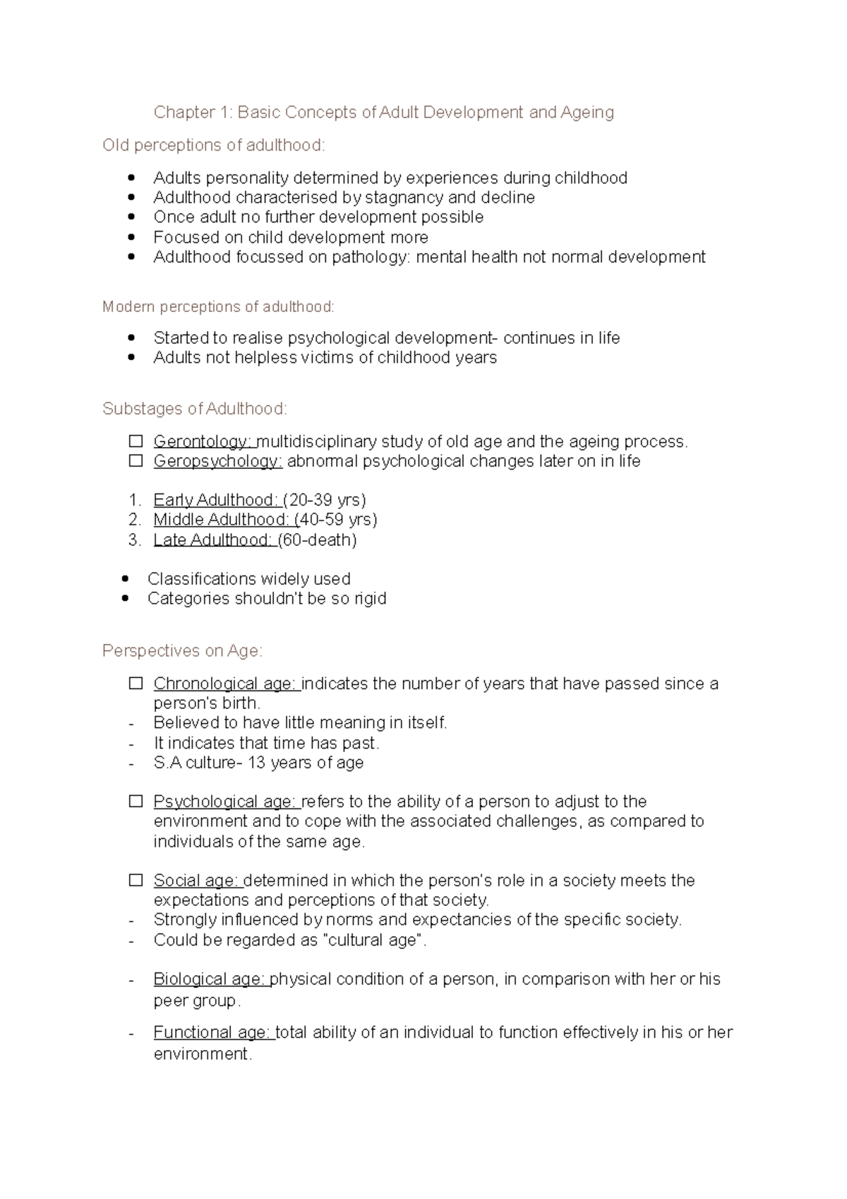 Chapter 1 Basic Concepts Of Adult Development And Ageing ...