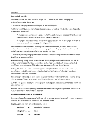 Samenvatting Interpretatie Alles - Interpreteren, Onderzoeken En ...