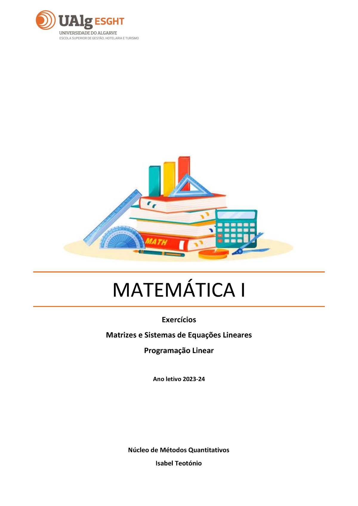 03-Pr Ã¡tica-Exerc Ã­cios - MATEMÁTICA I Exercícios Matrizes E Sistemas ...