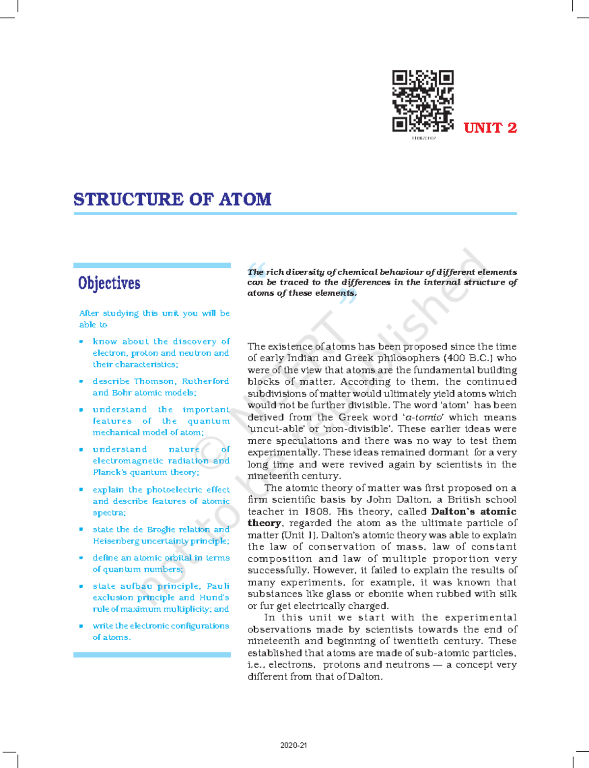 Chemistry Chapter 2 Structure of Atom - STRUCTURE OF ATOM 29 The rich ...