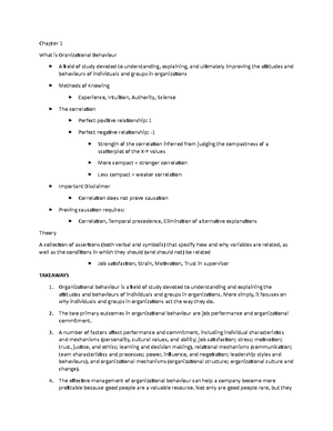 Adms 2400 chapter 12 - Summary Organisational Behaviour/Organizational ...