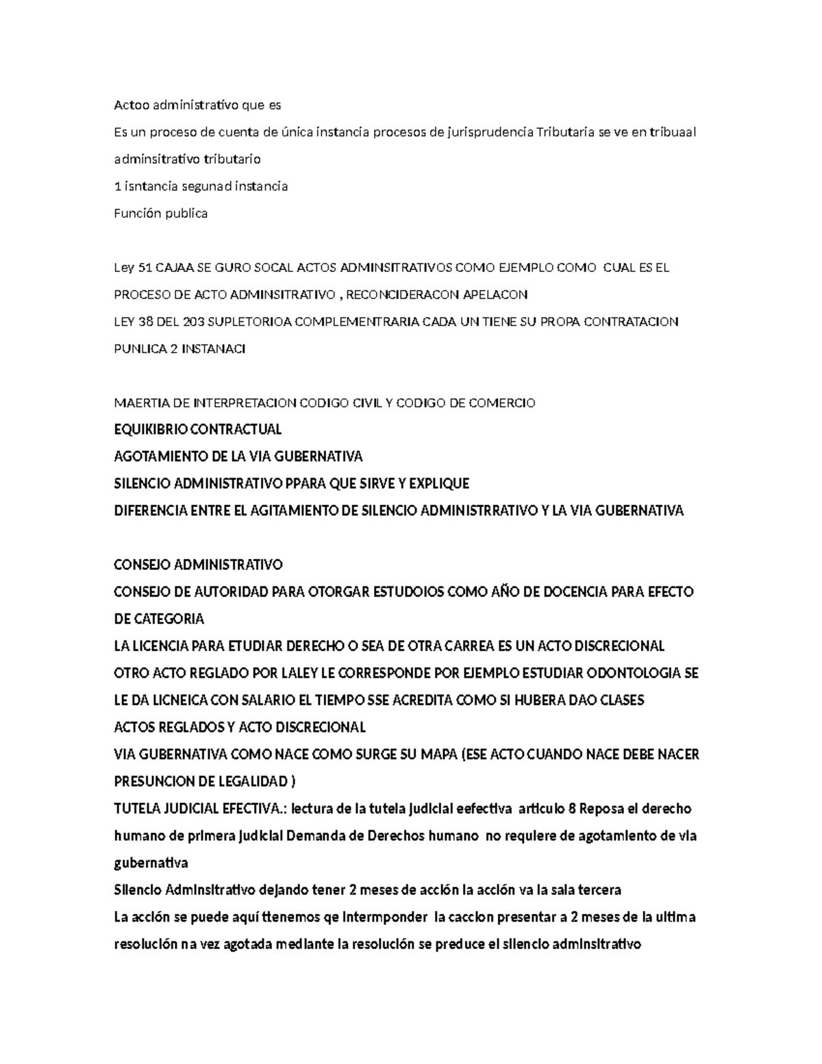 Actoo administrativo que es - : lectura de la tutela judicial eefectiva ...