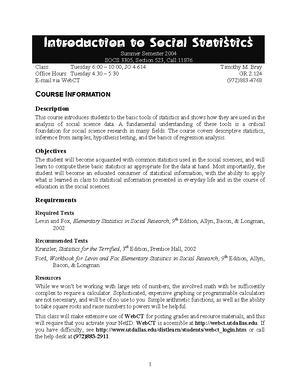 Guidelines to writing report 300L - Introduction to Social statistics ...