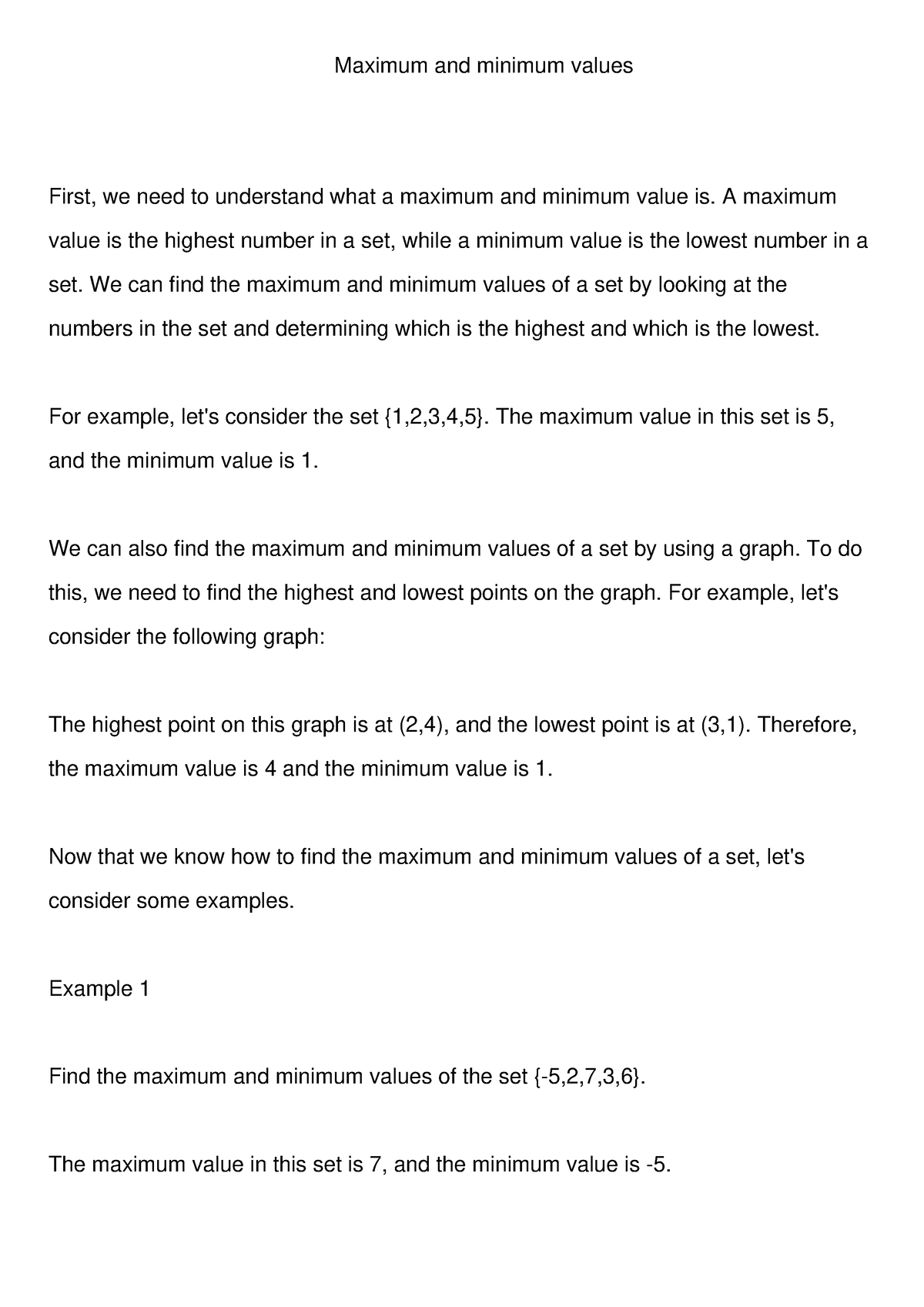 maximum-and-minimum-values-a-maximum-value-is-the-highest-number-in-a