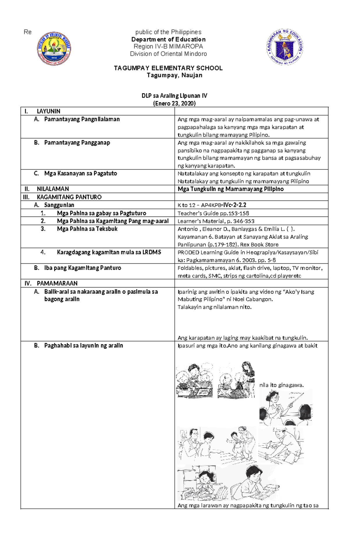 Dlp ap jan 23 COT AP 4 - Re public of the Philippines Department of ...