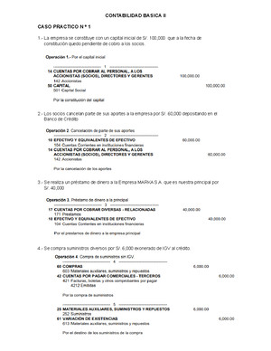 Grupo Trabajo Final De Contabilidad Financiera M Caso Innova Imports Sac Innova