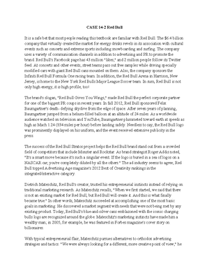 MKT 433. Case 4.1 - Materials - CHAPTER 4. SOCIAL AND CULTURAT ...