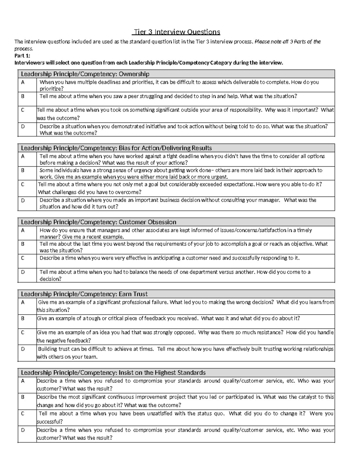 Tier+3+Interview+Questions+2020+-+with+Scorecard - Tier 3 Interview ...