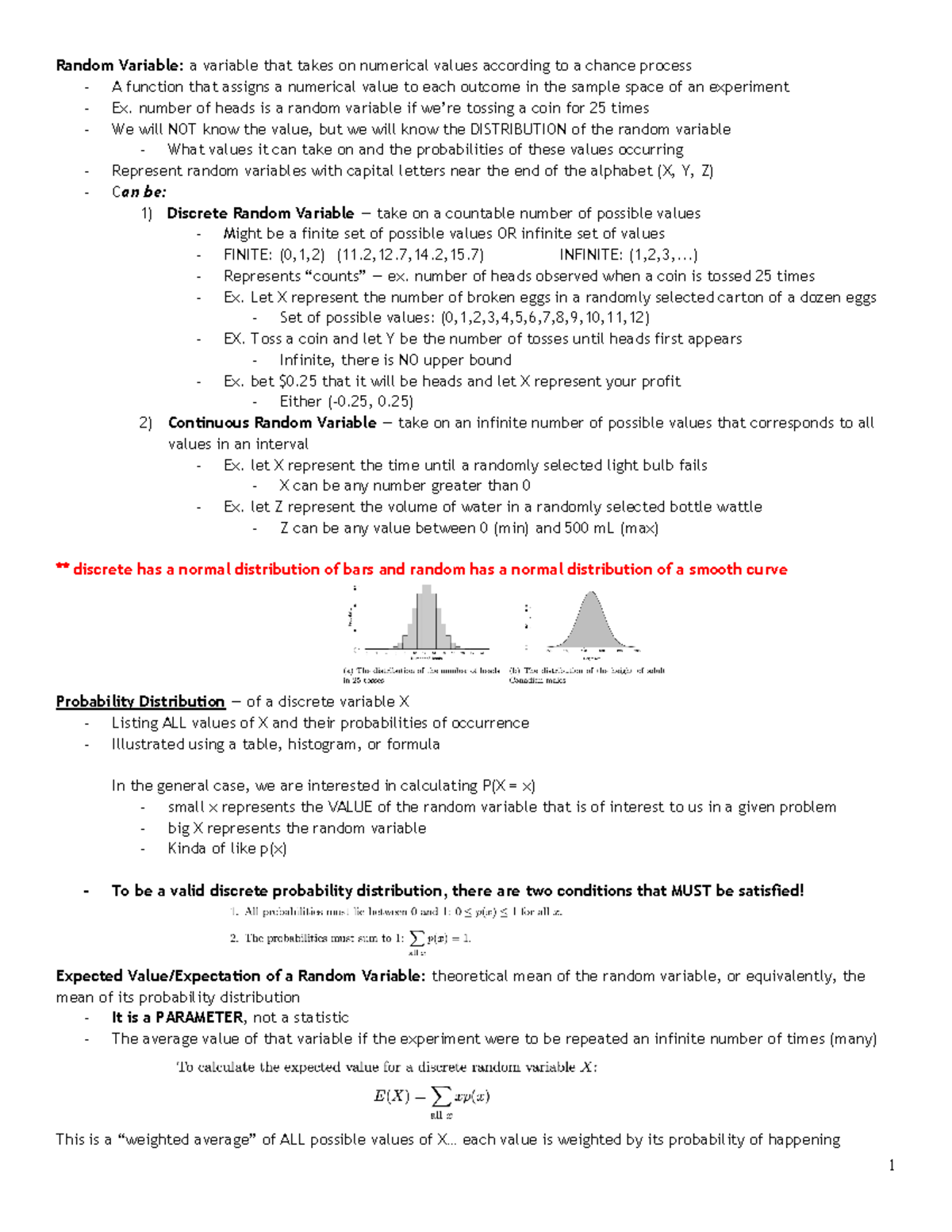 Chapter 5: Discrete Random Variables And Discrete Probability ...