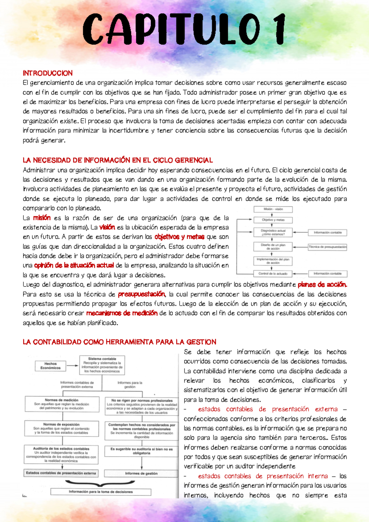 Resumen Libro Contabilidad Para Gerenciar Introduccion El Gerenciamiento De Una Organización 1704