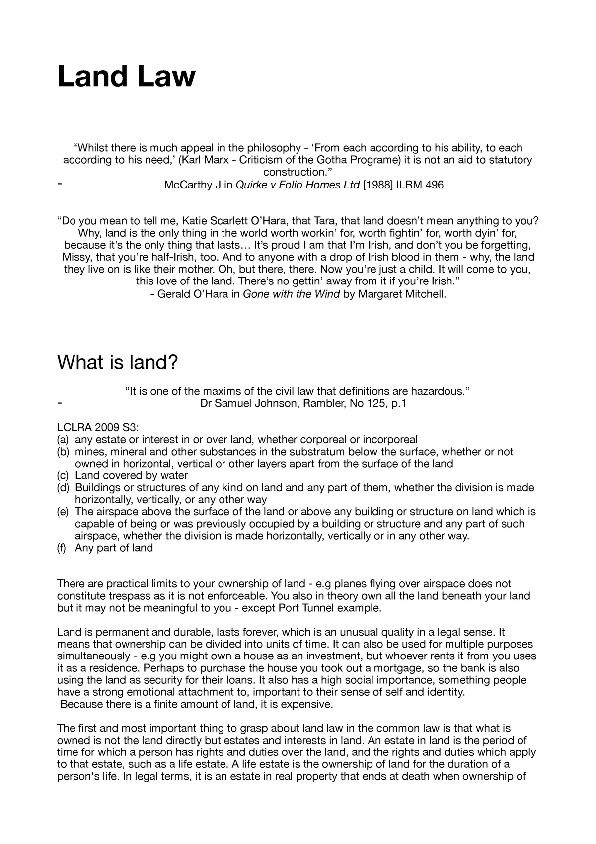 land law dissertation
