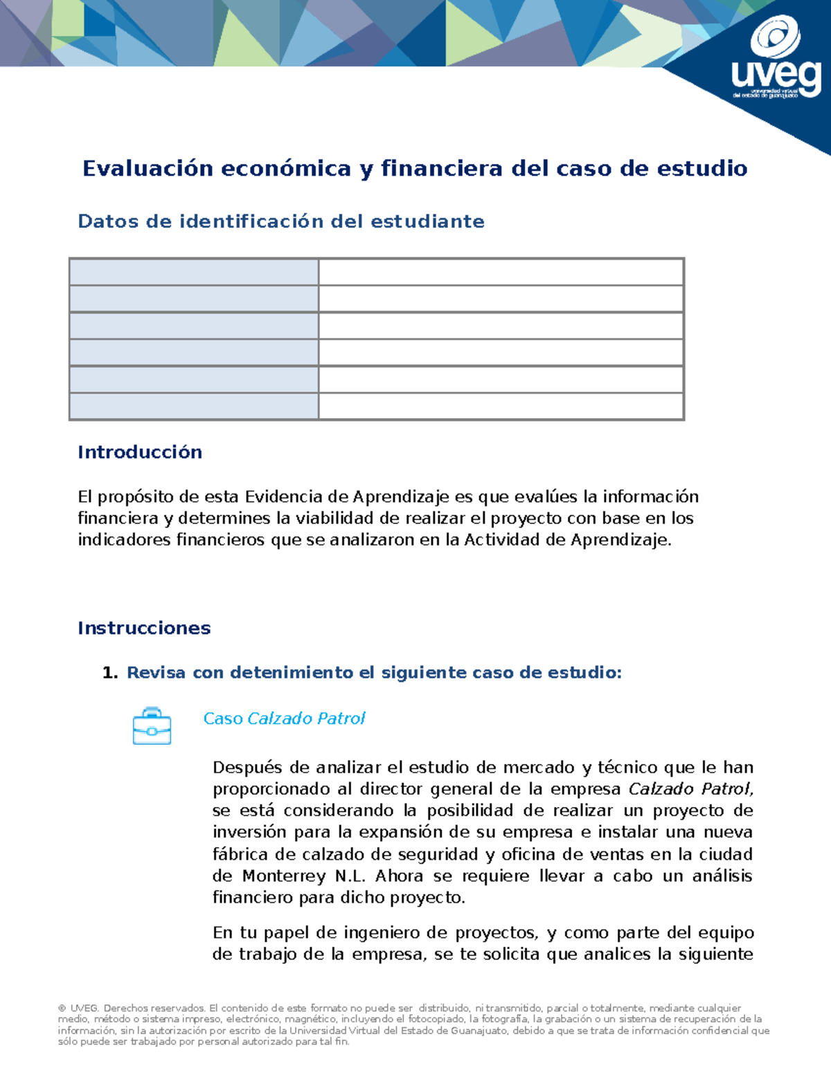 Karla Perez EA3 - Tarea - Evaluación Económica Y Financiera Del Caso De ...