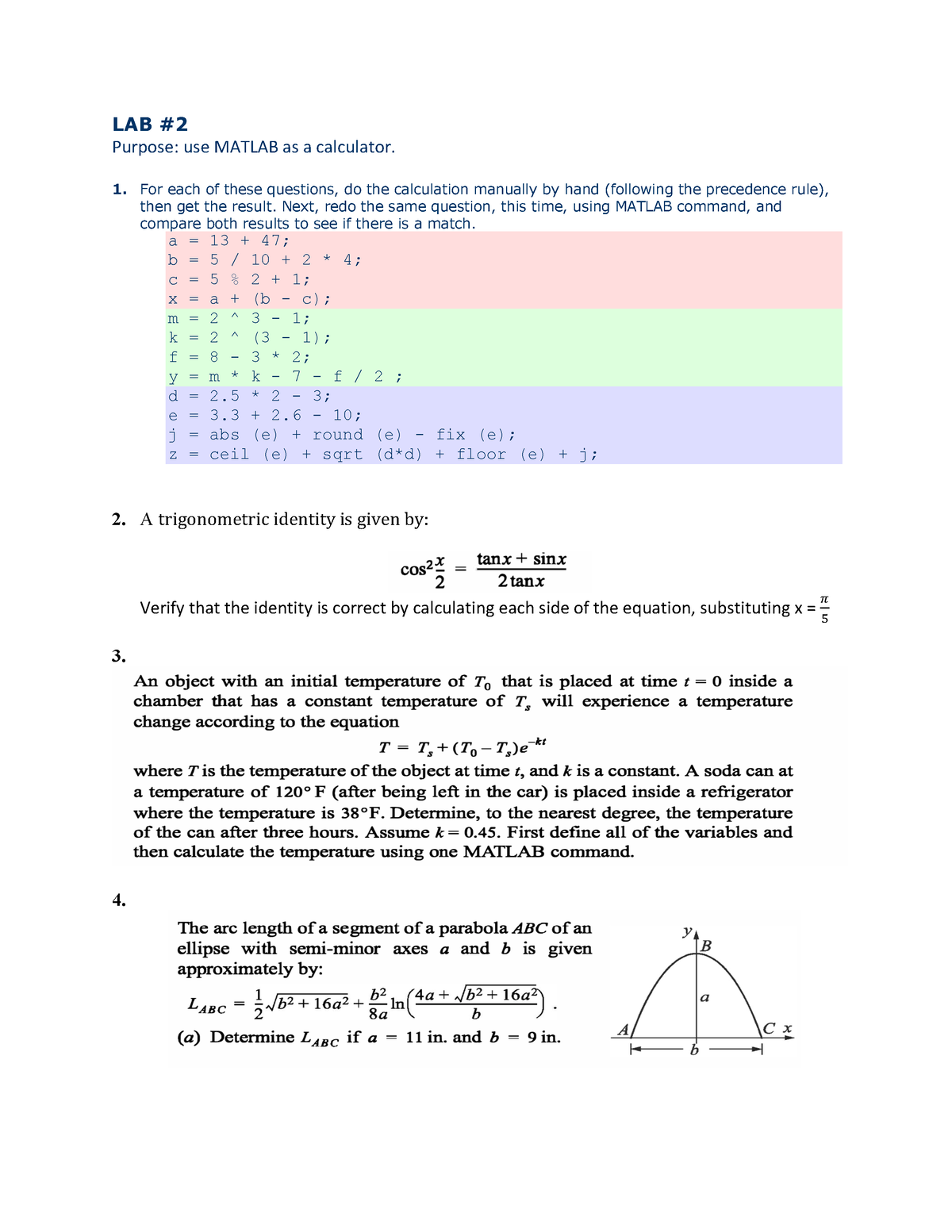 assignment calculator ryerson